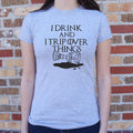 I Drink And Trip 6dollarshirts T Shirt Premium Print