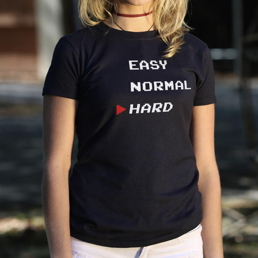 Easy Normal Hard T Shirt Premium Print
