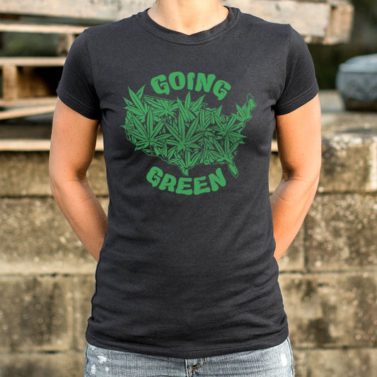 Going Green T Shirt Minimal Style