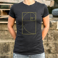 Golden Spiral T Shirt US Trend