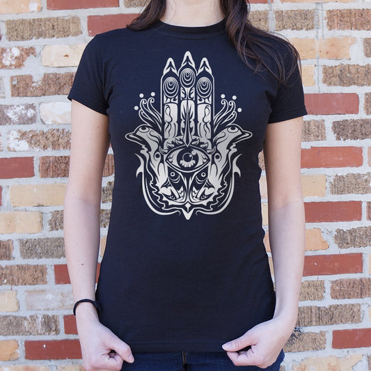 Hamsa Hand T Shirt Premium Print