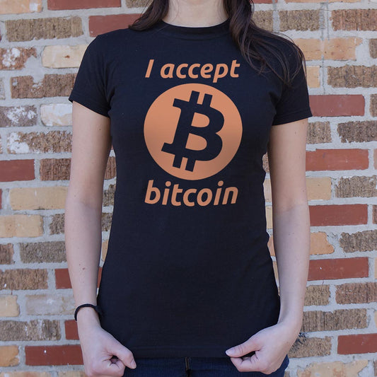 I Accept Bitcoin T Shirt US Trend