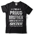 Proud Brother T-Shirt: Gift from Sister