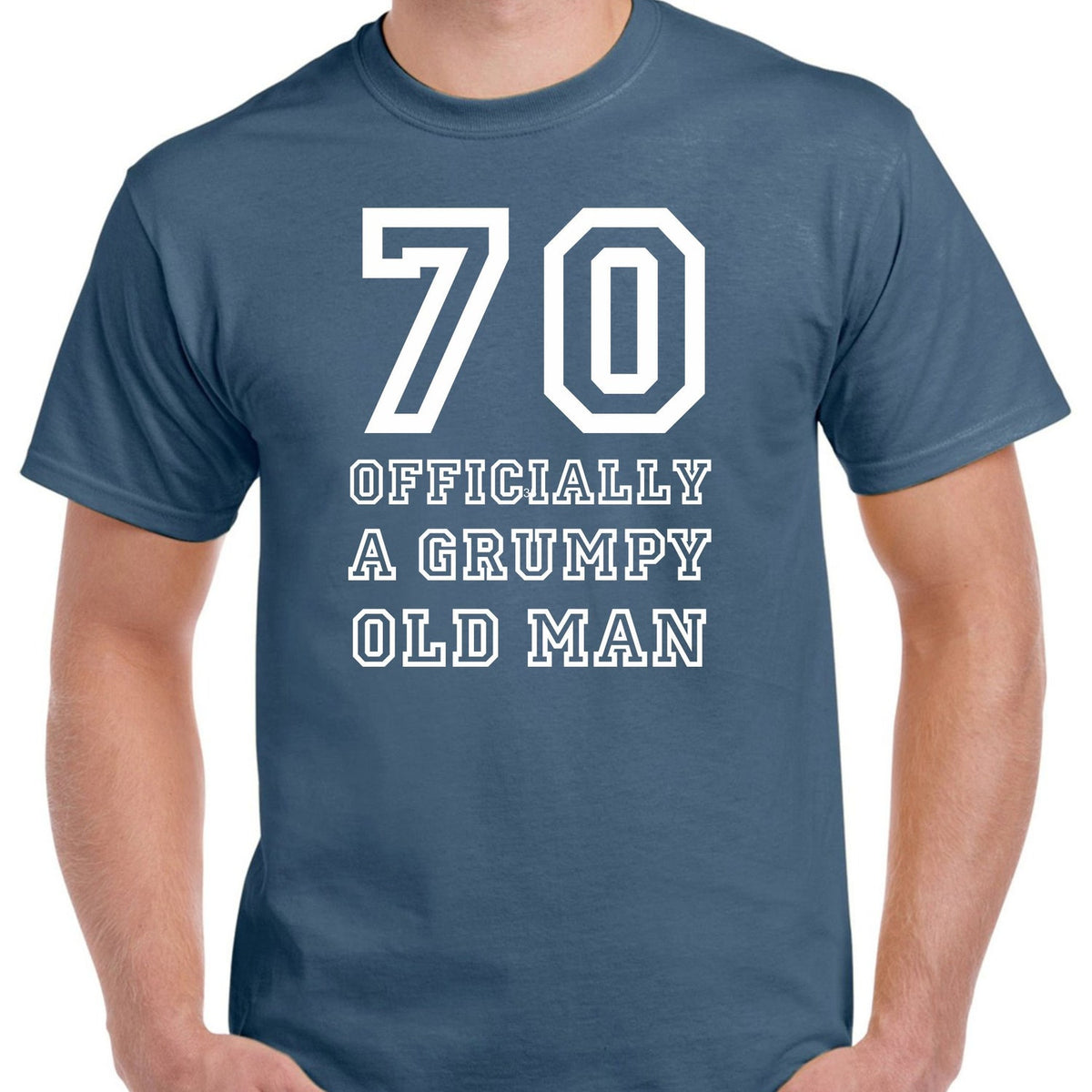 Men's 70th Birthday Gift T-Shirts â 1953 Grumpy Man Funny Cotton Tee 70 Years Old
