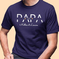 Personalized daddy t-shirt, Father's Day, Dad's birthday, Dad's Christmas, personalized gift for dad