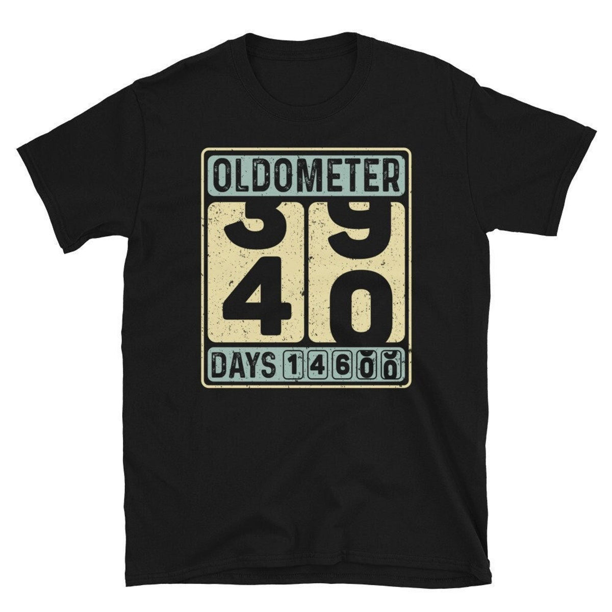 Oldometer 40 Tshirt, 40th Birthday Gift T-shirt, Born in 1985 Birthday Shirt, Funny 40th Turning 40 Years Bday Shirt