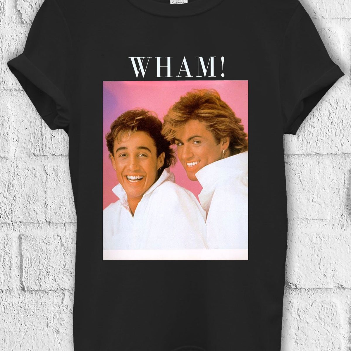 George Michael Wham T Shirt Hoodie Sweatshirt Baseball Pullover Men Women Unisex Baggy Boyfriend Shirt 1919