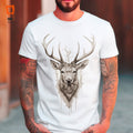 Majestic Stag T-Shirt: Wildlife Art Graphic Tee