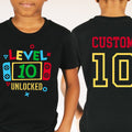 Level 10 Unlocked Birthday Shirt: Gamer Tenth Birthday Gift