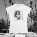 Vintage tee Sharon Tate t-shirt Old Hollywood graphic tee aesthetic shirt Sharon Tate actress model tee cute print trendy shirt gift for her