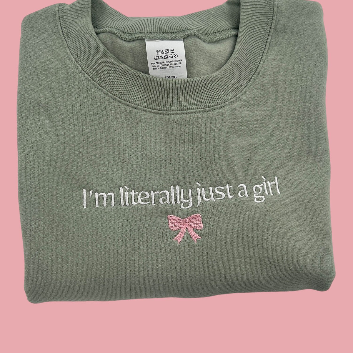 I'm Literally Just A Girl Bow Coquette Unisex T-Shirt or Sweatshirt