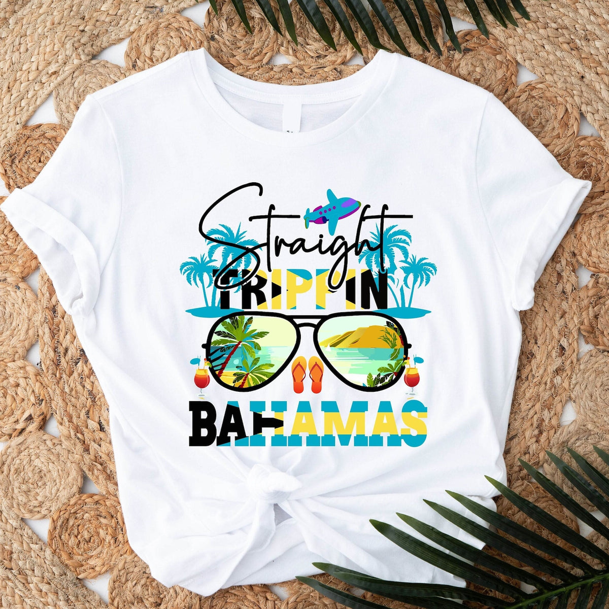 Vacation Bahamas Shirt, Straight Trippin Shirt, Straight Trippin Bahamas Shirt, Bahamas Girls Trip Tee, Jamaica Birthday Tees, Family Trip