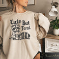 Cute But Feral Sweatshirt, Feral Raccoon Shirt, Funny Meme Raccoon T Shirt, Aesthetic Shirt For Women, Western Shirt, Rodeo Shirt