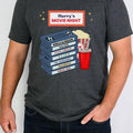 Custom Favorite Movies T-shirt,  Unisex Movie Fan shirt, Movie Lover, Gift for Dad, Gift for Men, Personalized Cinephile gift
