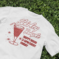 Shirley Temple T-Shirt, cocktail tshirt, Juice shirt, Retro shirt, Y2K aesthetic Clothing, 2000s, Cute shirt, Minimalist, nostalgia