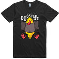 Funny Duck Tape Print T-Shirt, 100% Cotton Regular Fit Tee