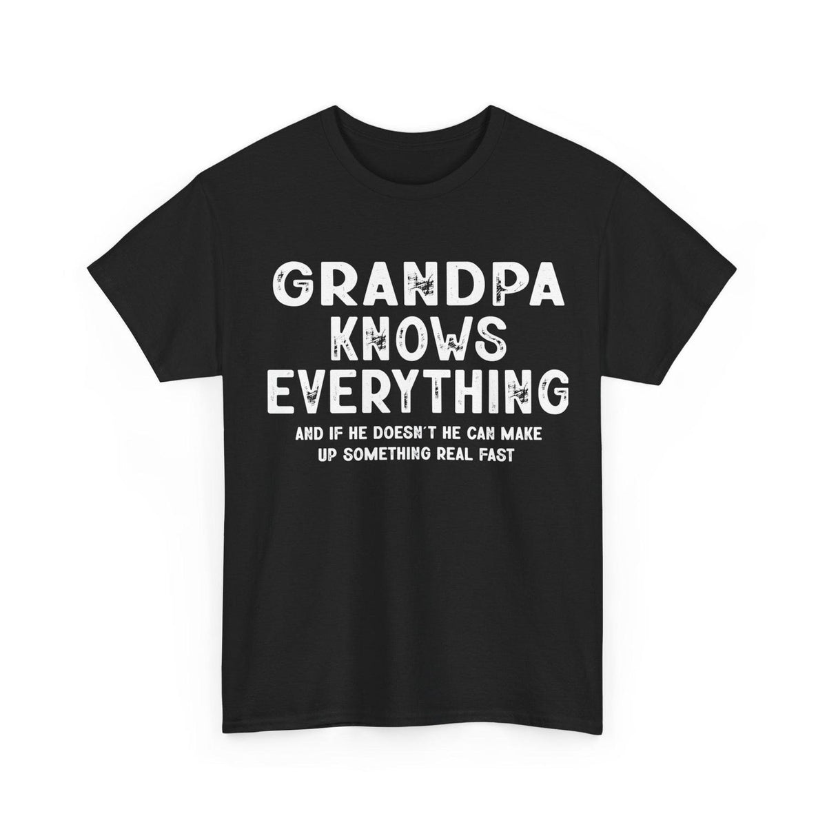 Grandpa Knows Everything T-Shirt, Fathers Day Shirt Gift For Grandpa, Best Grandpa T-Shirt, Grandpa Jokes Tee, Grandpa Birthday Gift T-shirt