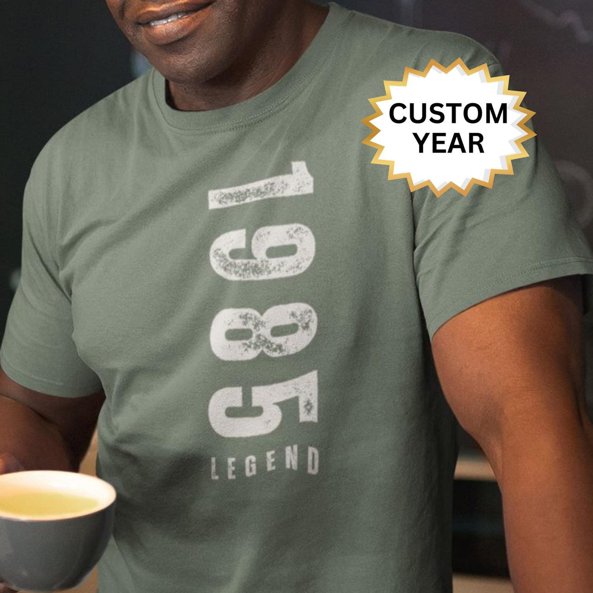 Personalized 40th Birthday Gift T-Shirt for Men and Women: Custom Year S-3XL