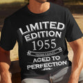Mens 70th Birthday Gift T-Shirts 70th Birthday Shirt Limited Edition Tee Vintage 1955 Shirt 70th Birthday Present Birthday Gift for Dad