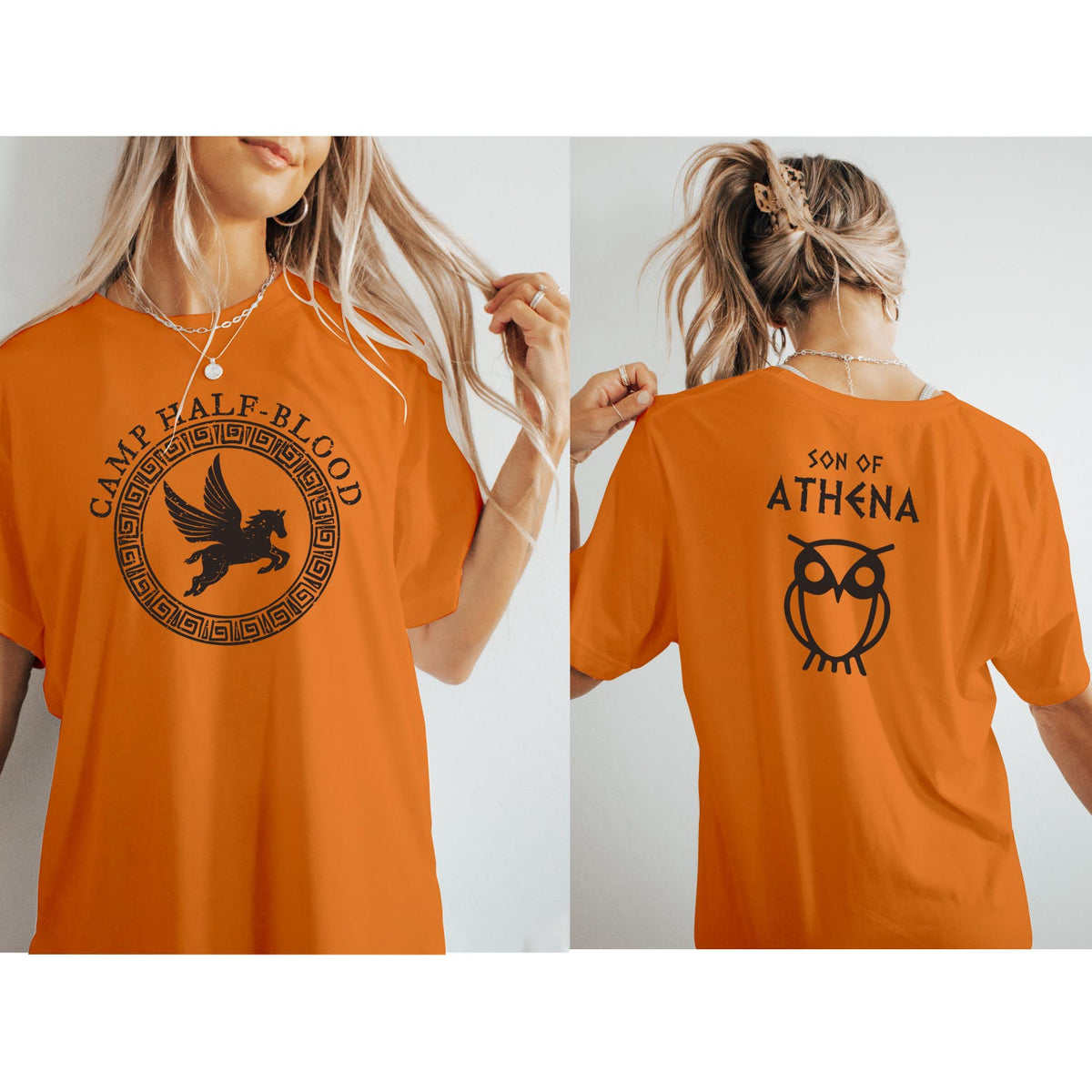T-SHIRT (SON-2024) Camp Half Blood Long Island Sound T-Shirt Percy Jackson Son of Greek World Book Day Birthday Gift for Book Lover T Shirts