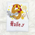 Girls Personalised Wizard t-shirt | Birthday | Embroidery |
