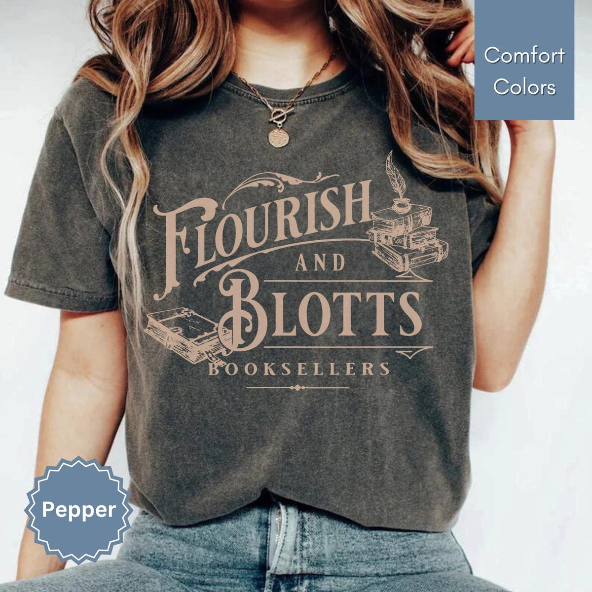 Flourish and Blotts Shirt Wizard Shirt Vacation Shirts Family Matching Magic School Shirt Wizard School Shirt Potterhead Gift Wizard Movie