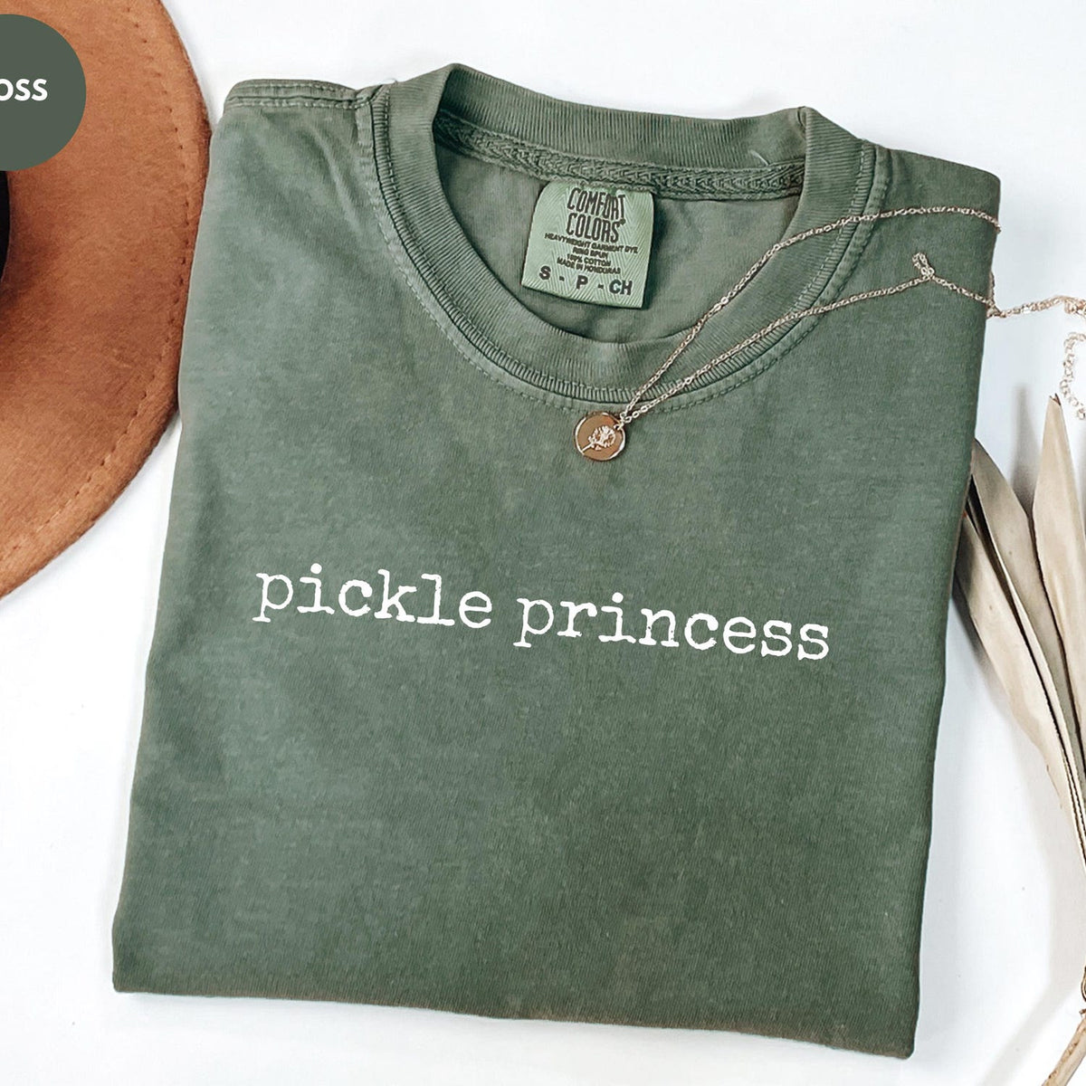 Comfort ColorsÂ® Pickle Princess Shirt, Pickle Lover Tee, Cute Pickle Shirt, Pickle Queen Shirt, Foodie TShirt, Funny Snack Lover Gift