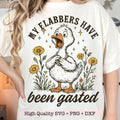 My Flabbers Have Been Gasted PNG, Sarcastic Goose Humor png, Gag Gift Rude Goose Mood Snarky Animal png, Attitude Adult Humor Fun Goose png