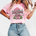 Girls Birthday Party T-shirt, Cowgirl Birthday Shirt, Trendy Birthday Sweatshirt, Western Birthday Gift, Country Girl Birthday Tee