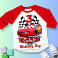 Car Inspired Birthday T Shirt, Cars  Mcqueen theme Party, cars Personalized shirt kids, Gift Birthday Shirt, family tees Custom CS01