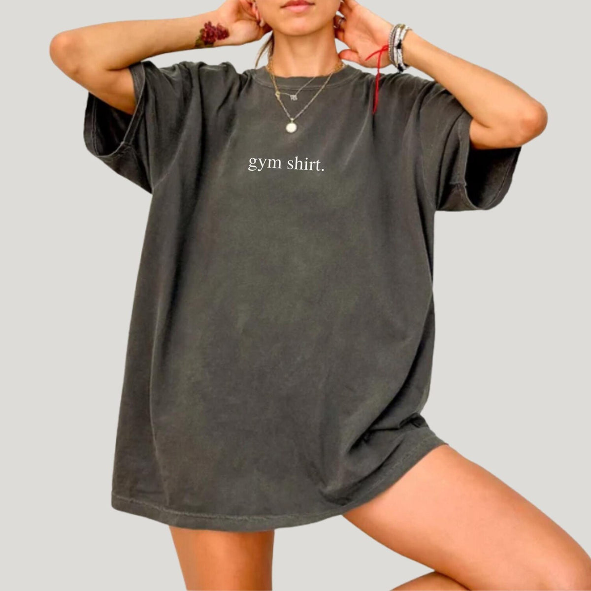 Comfort Colors® Gym T-Shirt: Relaxed Fit Workout Tee, Pump Cover Gift