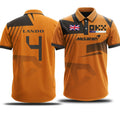 Lando Norris Shirt, F1 Polo Shirt,McLaren Racing 2025 Edition t shirt, f1 birthday gift t shirt, Christmas gift shirt, formula 1 polo shirt