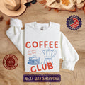 Coffee Club Shirt, Retro Coffee Tee, Coffee Lover Aesthetic Shirt, Trendy Foodie T-shirt, Morning Brew Graphic Tee