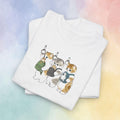 Mofusand Going to Work T-Shirt | Cute Cat Office Outfit Tee, Unisex Heavy Cotton Shirt, Funny Workwear, Animal Lovers Gift, Kawaii Aesthetic