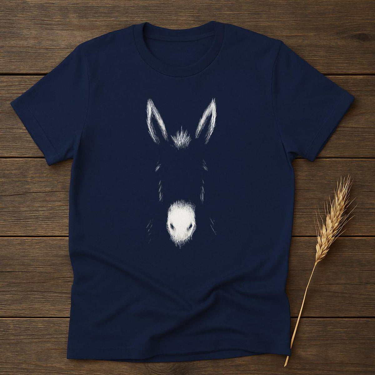 Donkey Face T-Shirt: Funny Farm Animal Tee - Animal Lover Gift