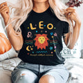 Leo Zodiac Sign Shirt: Astrology Birthday Gift Tee, Unisex Horoscope Fan Apparel