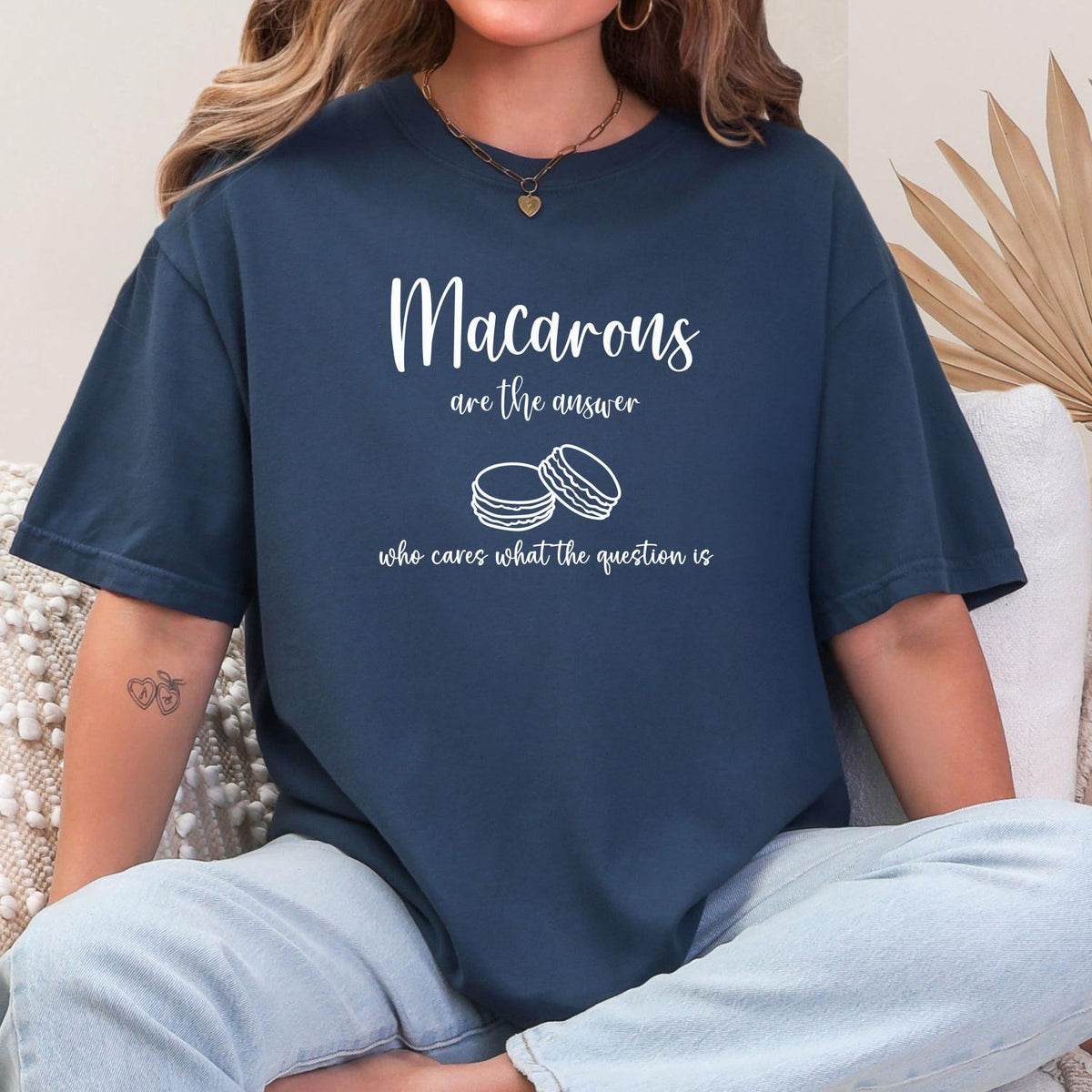 Macaron Lovers Unisex T-shirt, Quirky Baking Enthusiast Gift, Summer Foodie Tee