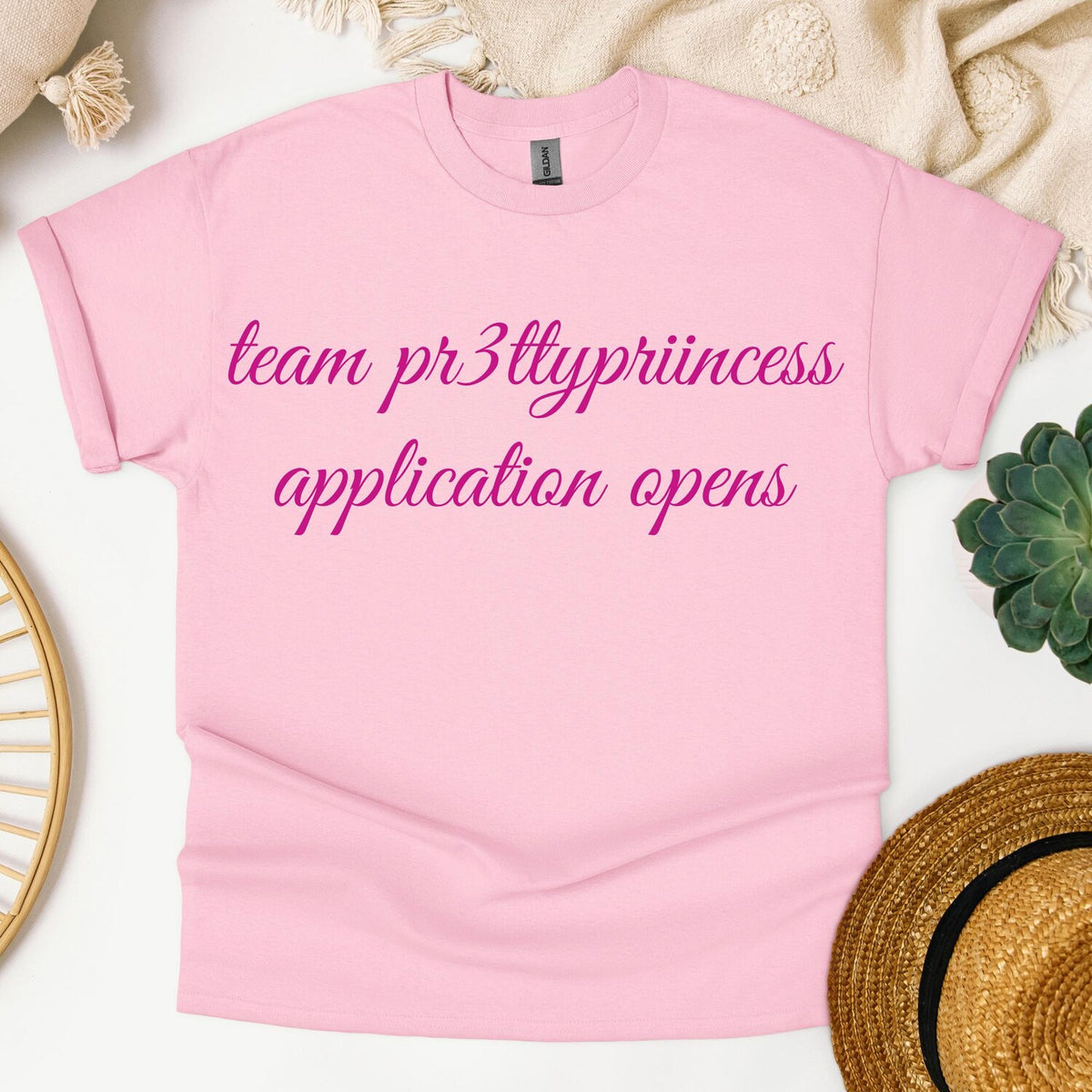 team pr3typrincess shirt â cute aesthetic pink tee for roblox fans â matching c00lkid style shirt for girls & gamers