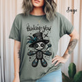 Thinking of You Voodoo Doll Shirt, Funny Voodoo Unisex T-Shirt, Sarcastic Gift Tee, Dark Humor Shirt, Gothic Graphic Tee, Spiteful Cute Top