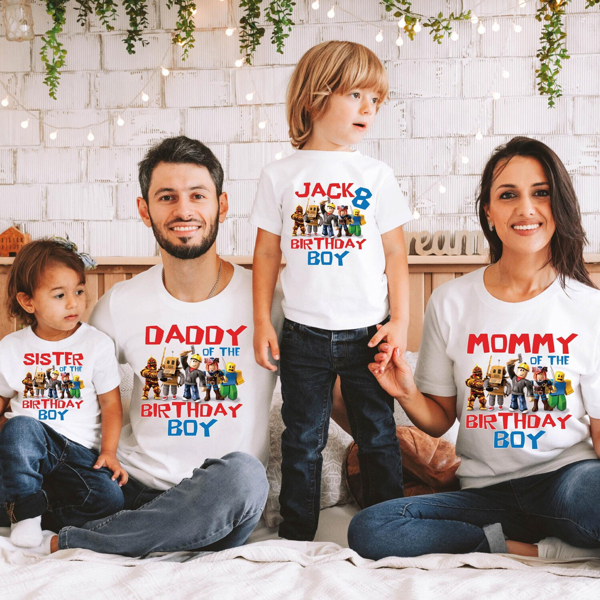 It's My Birthday Roblox Shirt, Family Birthday Shirts, Birthday Family Tee, Video Game Matching Birthday, Birthday Robots Shirt