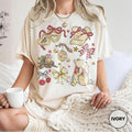 Comfort Colors Coquette Winnie The Pooh Shirt, Retro Pooh Bear & Friends Tee, Disney Family Trip 2025 T-Shirt, Cute Disneyworld Pooh Shirt