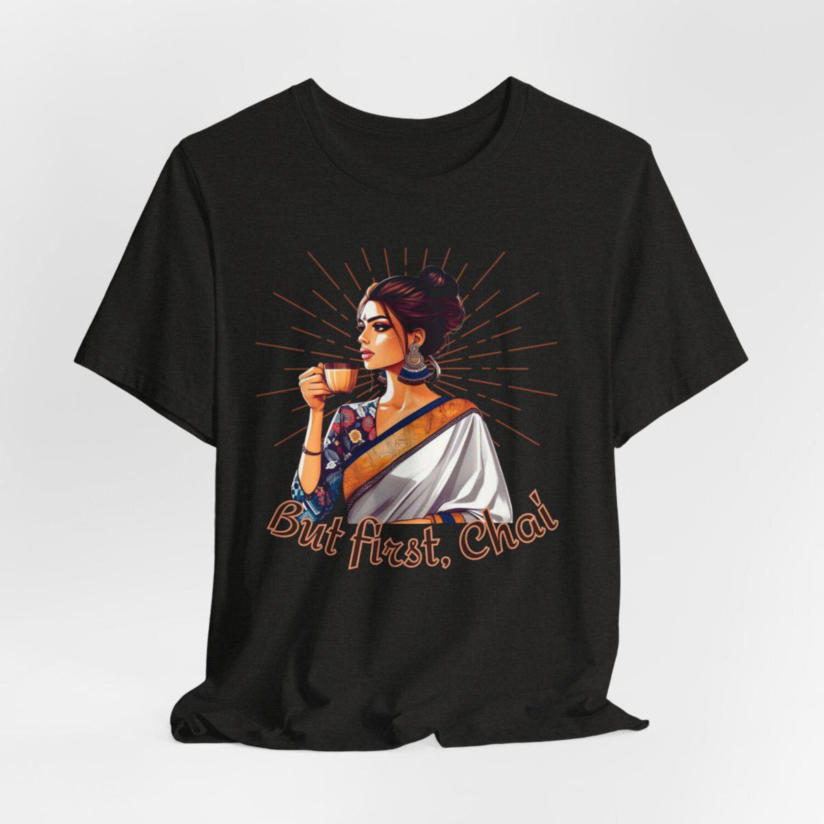 Custom Chai Tea Lover Shirt, Unique Indian Desi Gift, Chic Coffee Enthusiast Tee