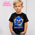 Personalized Sonii Hedgehog Birthday T-Shirt: Custom Party Theme Tee, Kids Gift