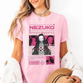 Nezuko Kamado T-Shirt, Demon Slayer Nezuko Shirt, Anime Inspired Tee, Anime Streetwear Tee, Gift for Demon Slayer Fans
