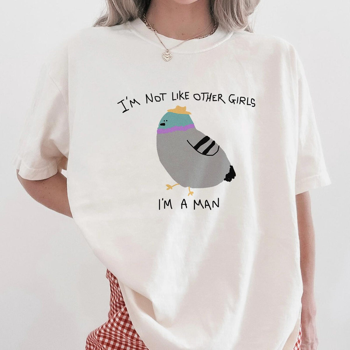 i'm not like other girls - unisex t shirt, funny animal t shirt, meme t shirt, funny drawing t shirt, silly goose, joke t shirt, funny tee