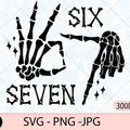 67 skeleton bones meme tshirt design svg