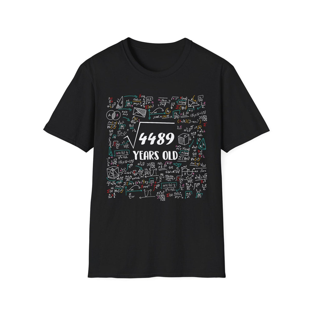 Math 67th Birthday T-Shirt: Square Root of 4489 Tee, Fun Graphic Gift for Milestone Celebration