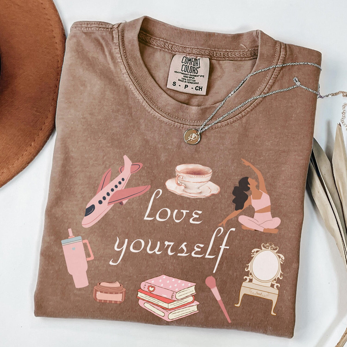 Cute Self Love Shirt Mental Health Matters T-Shirt Gift Mental Health Awareness Tee Aesthetic Mental Health T Shirt Gift Love Yourself Shirt