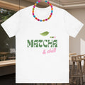 Matcha & Chill T-Shirt â Japanese Aesthetic Minimal Tee, Kawaii Matcha Lover Gift, Zen Inspired Streetwear, Unisex Graphic Shirt