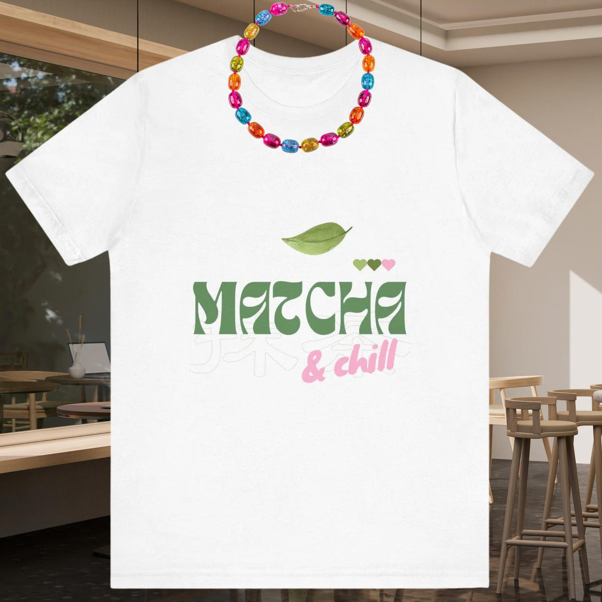 Matcha & Chill T-Shirt â Japanese Aesthetic Minimal Tee, Kawaii Matcha Lover Gift, Zen Inspired Streetwear, Unisex Graphic Shirt